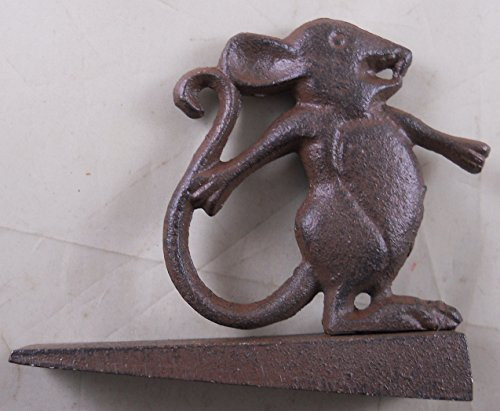 Cast Iron Mouse Door Wedge