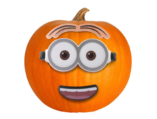 Gemmy 13 in. Pumpkin Push Ins Kit - Minion Dave