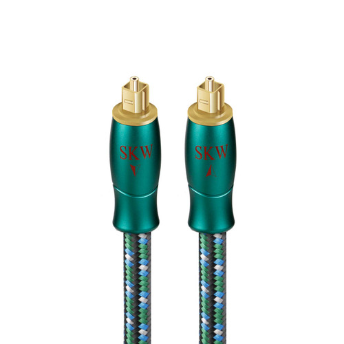SKW Entry Level HC Series Digital Optical Audio Toslink to Toslink Cable 6.5ft/2M