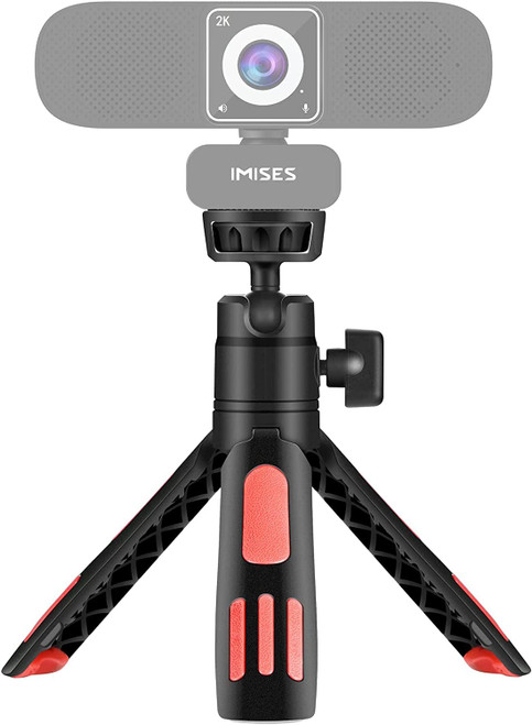 Webcam Tripod, iMiSES Professional Mini Webcam Stand, Portable & Lightweight, Desktop Tripod for iMiSES Webcam