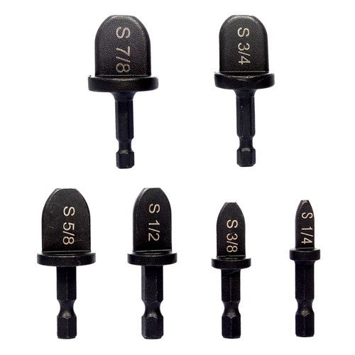 HVAC Repairing Set Air Conditioner Copper Tube Expander Swaging Tool Drill Bit Set Manual Copper Pipe Swage Tool Soft Copper Expander Tubing Tool with 1/4''? 3/8''?1/2''? 5/8''?3/4''?7/8''Bits