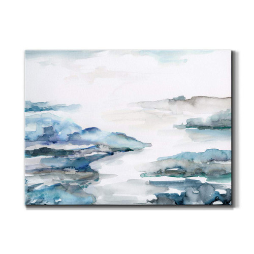 WEXFORD HOME Landscape Picture Canvas Wall Art Print Decoration Painting Ocean Beach Sea Artwork for Living Room Bedroom Office, Ready to Hang