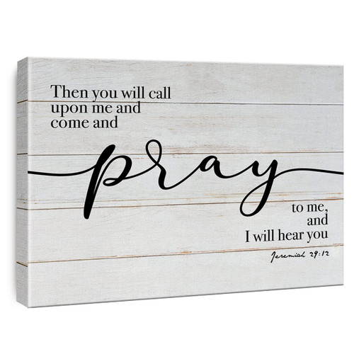 Rustic Bible Verse Canvas Wall Art Jeremiah 29:12 Pray to Me Canvas Prints Framed Scripture Paintings Artwork Ready to Hang Christian Home Office Wall Decor 15x11.5 Inches Rustic Bible Verse Canvas Wall Art Jeremiah 29:12 Pray to Me Canvas Prints Framed Scripture Paintings Artwork Ready to Hang Christian Home Office Wall Decor 15x11.5 Inches