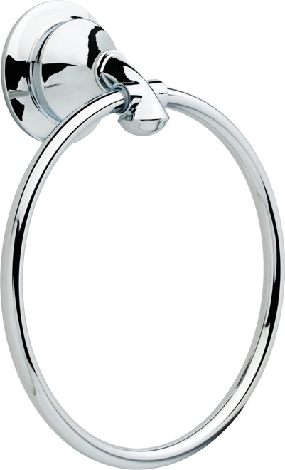 DELTA FAUCET 79446 Linden Wall Mounted Towel Ring in Polished Chrome
