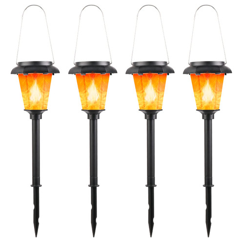 UCGG Solar Lights Outdoor, 4 Pack Bright Solar Garden Lights IP65 Waterproof Solar Landscape Decorative Lights for Yard Patio Lawn Walkway Driveway Pathway