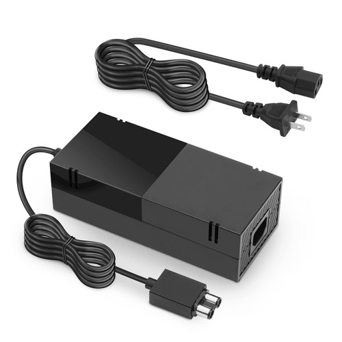 New Power Supply Cord for Xbox One Power Brick, AC Adapter Xbox 1 Controller Charger, Replacement Charger Power Cord Cable for Microsoft Xbox One