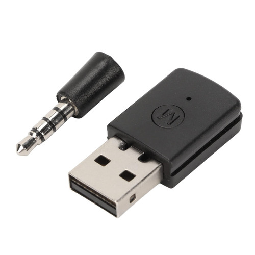 for Bluetooth4.0 Dongle Adapter, Wireless Audio Adapter with 3.5mm Plug, USB BT Audio Adapter for Connecting Headphones for PS5 for PS4, Receiver and Transmitter