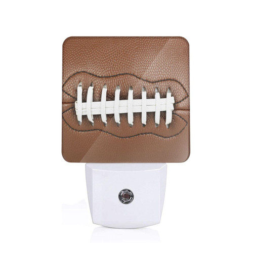 Allgobee Night Light 3D-American-Football Dusk to Dawn Sensor,Automated On Off,Home Decor for Kitchen,Bathroom,Bedroom