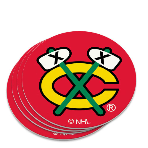 NHL Chicago Blackhawks Fan Novelty Coaster Set