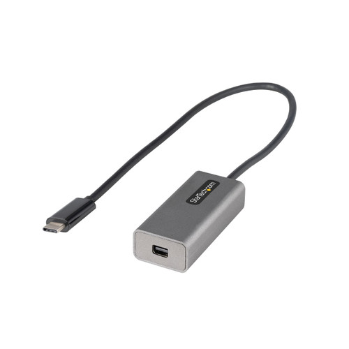 StarTech.com USB C to Mini DisplayPort Adapter, 4K 60Hz USB Type C to mDP/Mini DP Monitor Video Converter Dongle, Thunderbolt 3 Compatible, 12" Attached Cable, Upgraded Version of CDP2MDP (CDP2MDPEC) StarTech.com USB C to Mini DisplayPort Adapter, 4K 60Hz USB Type C to mDP/Mini DP Monitor Video Converter Dongle, Thunderbolt 3 Compatible, 12" Attached Cable, Upgraded Version of CDP2MDP (CDP2MDPEC)