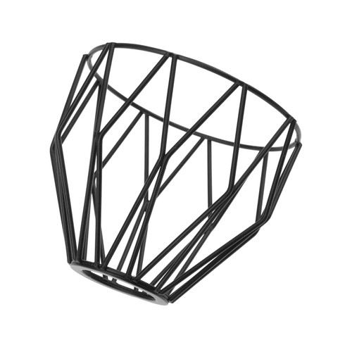Beaupretty Bulb Guard Holder Guard Lamp Cage Shade Iron Restaurant Bar Ceiling Lamp Shade Industrial Fixture replacement Bulb Cage Pendant Lamp Shade