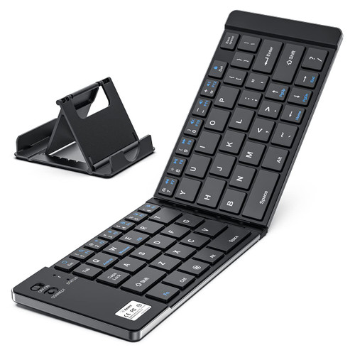 Geyes Foldable Bluetooth Keyboard, Bluetooth Folding Keyboard for iPhone,ipad Mini and Table,ipad Travel Keyboard,Smartphone,
