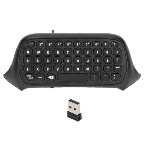 Pomya Game Controller Keyboard, for Xbox Series X Series S One One S Console, 2.4Ghz Wireless Gaming Chat Board, with 3.5mm Audio and Headset Jack(Black)