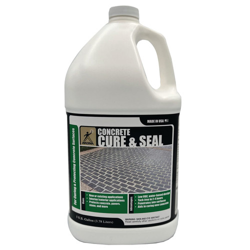 Akona Concrete Cure & Seal (Gallon, 1) - Seal & Harden New Concrete