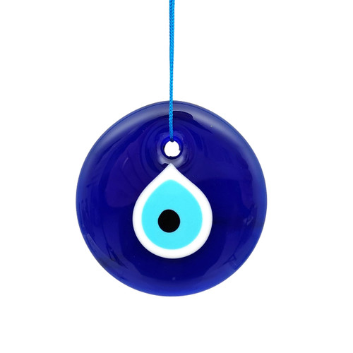 Erbulus 4.3" Glass Blue Evil Eye Wall Hanging Ornament - Evil Eye Decor - Turkish Handmade Nazar Amulet - Home Protection Charm - Evil Eye Wall Decor Amulet in a Box Erbulus 4.3" Glass Blue Evil Eye Wall Hanging Ornament - Evil Eye Decor - Turkish Handmade Nazar Amulet - Home Protection Charm - Evil Eye Wall Decor Amulet in a Box