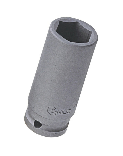 Genius Tools 1/2" Dr. 1" Deep Impact Socket (CR-Mo) - 467832