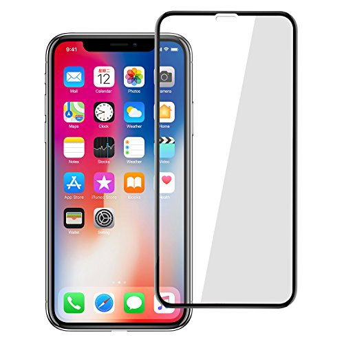 Pueryin Compatible with iPhone XR Screen Protector HD Premium 3D Curved Case Friendly Anti-Scratch 9H Hardness Tempered Glass Film Screen Protector Support iPhone XR Black(6.1in)