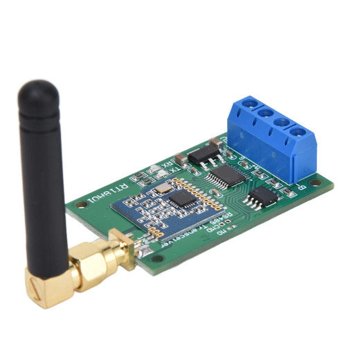 Master Slave Network Transceiver RS485 Interface Wireless Serial Port Communication UHF FR Module with Strong Penetrating Power(433MHz)