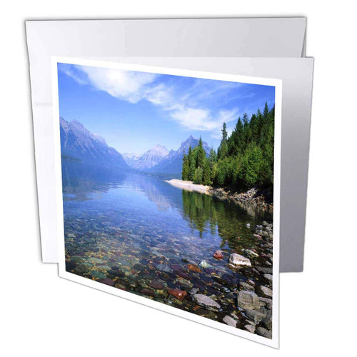 3dRose Glacier National Park Montana - Greeting Cards, 6 x 6 inches, set of 6 (gc_57599_1) 3dRose Glacier National Park Montana - Greeting Cards, 6 x 6 inches, set of 6 (gc_57599_1)