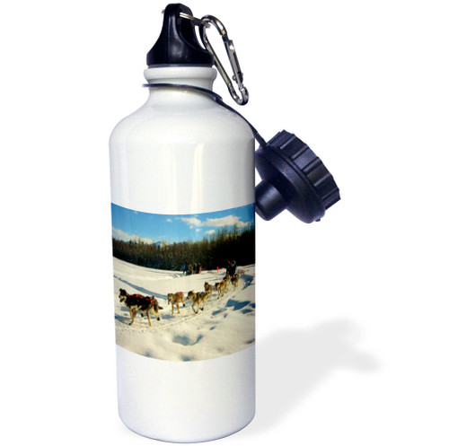 3dRose Calico Kitty Funny Face Sports Water Bottle, 21 oz, White 3dRose Calico Kitty Funny Face Sports Water Bottle, 21 oz, White