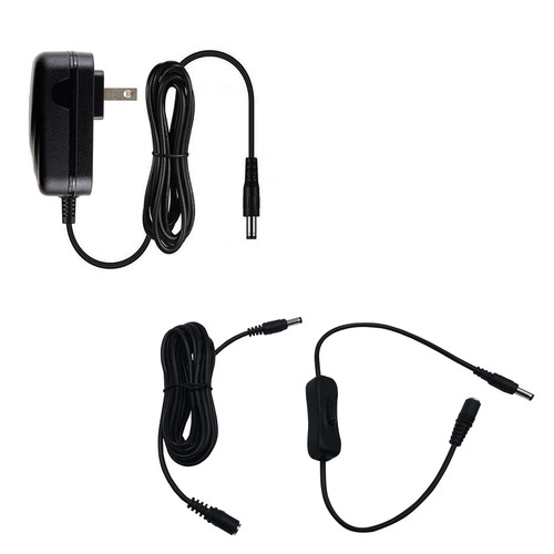 MyVolts 9V Power Supply Adaptor Compatible with/Replacement for Novation Remote SL Compact MIDI Controller - US Plug with Extension and ON/Off Switch