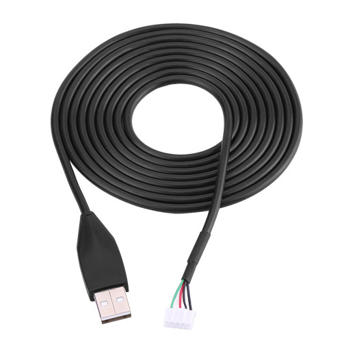 plplaaoo USB Mouse Cable, USB Mouse Line,2 Meters USB Mouse Line Wire Cable Replacement Repair Accessory Fits MX518 Game Mouse,Black