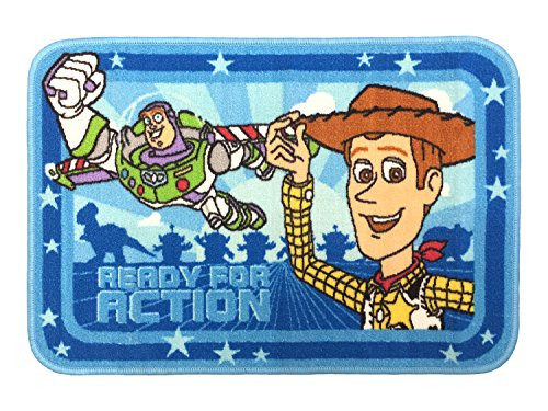 Disney Pixar Toy Story Buzz and Woody Tufted Bath Rug