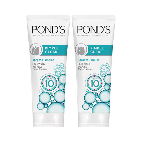 Pond's Pure White Anti Pollution with Purity Face Wash, 100g (Pack of 2)