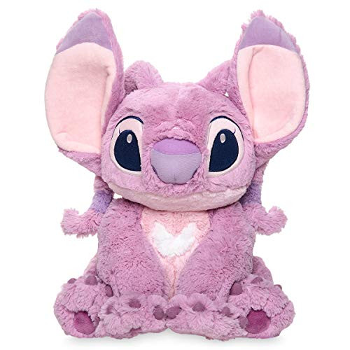 Official Disney Lilo and Stitch Medium Pink Angel Soft Plush Toy 37 Centimeter