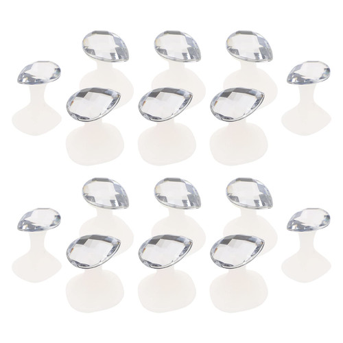 Beaupretty Silicone Nail Polish Pedicure Toe Separators Toe Divider Spacer Toe Spacers 16Pcs Toenail Polish Separators Toe Finger Separator for Women Girls Finger Toes Nail Art Pedicure