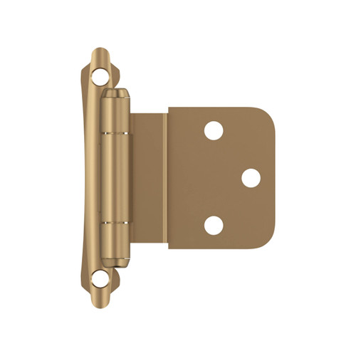 Amerock BPR7928CZ | Cabinet Hinge | 3/8 in (10 mm) Inset Self Closing Face Mount | Champagne Bronze | Kitchen Cabinet Door Hinge | 1 Pair/2 Pack | Functional Hardware