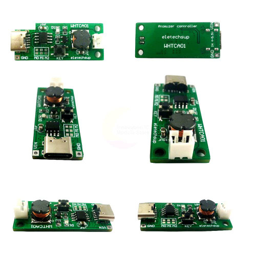 Type-C USB Mini Humidifier DIY Kits Mist Maker Driver Circuit Board Fogger Atomization Film Atomizer Sheet Mini Oscillating