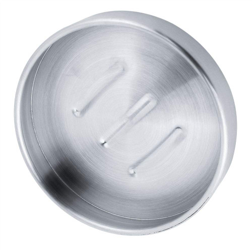 Stainless Steel Soap Case, Brushed Stainless Round Soap Dish Stainless Steel Round Soap Dish Holder Container Soap Dish for Home Hotel Use