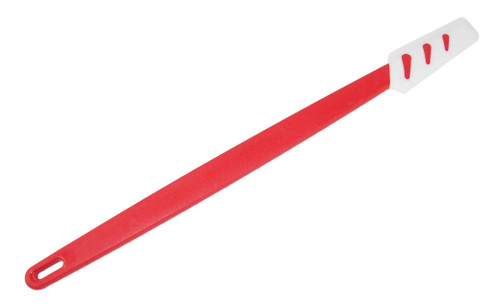 TUPPERWARE Handy Small Top Scraper White/Red D78 Dough Spatula Narrow