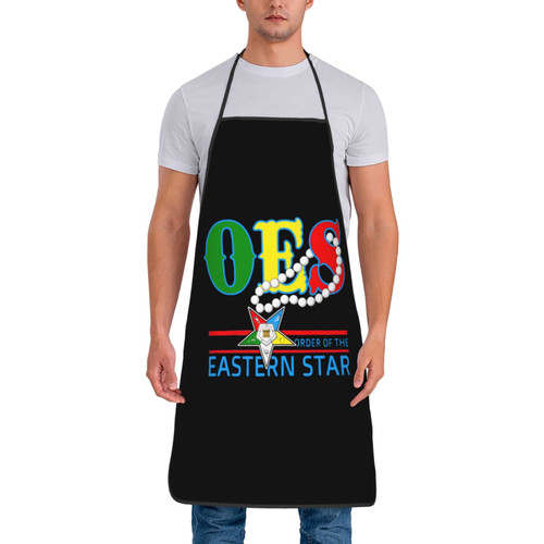 REECES Oes Emblem Bib Aprons Womans Men'S Waterproof Grease Proof Baking Apron Adjustable Chef Apron