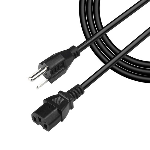 Marg AC Power Cord Outlet Socket Cable Plug Lead for Zebra Stripe S600 S600-101-00200 S600-101-00000 Direct Thermal Label/Barcode Printer