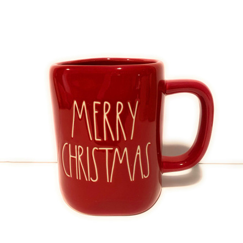 Rae Dunn Red Merry Christmas Coffee Tea Mug