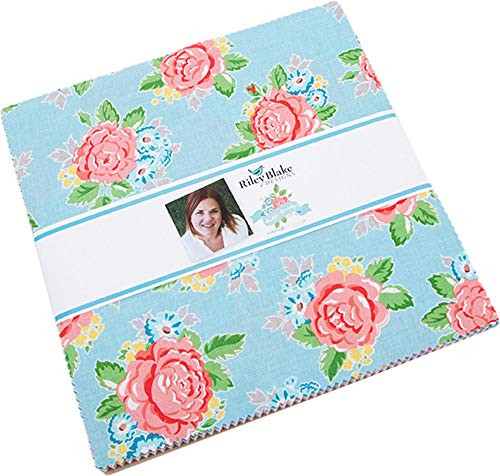 Amanda Herring Hello Lovely 10" Stacker 42 10-inch Squares Layer Cake Riley Blake Designs 10-7240-42