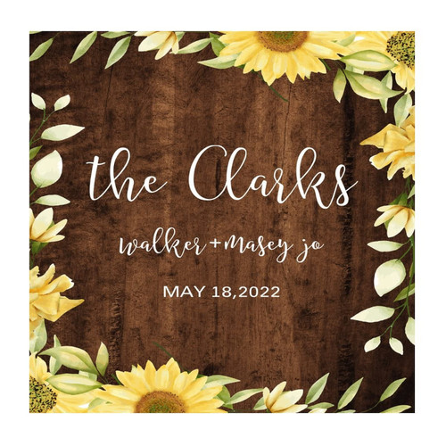 Welcome to Our Wedding Laptop Wall Decoration Wall Decals Stickers Wedding Greeting Couples Bride Groom Marriage Peel and Stick Home Decals for Cafe Hotel Bedroom Bike Outdoors Vinyl 18in