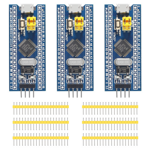 ALMOCN 3pcs STM32F103C8T6 ARM STM32 Minimum System Development Board Module STM32F103C8T6 Core Learning Board for Arduino