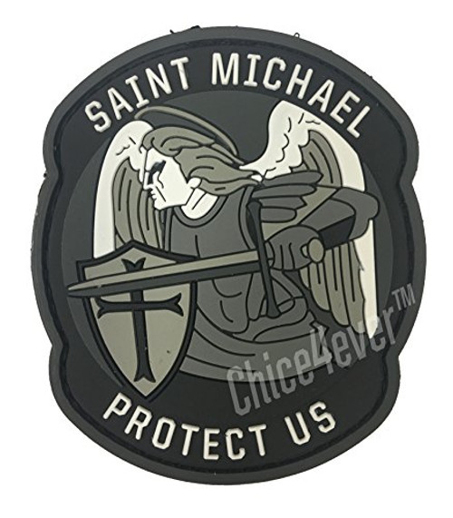 Saint Michael Modern Morale embroidered patches (PVC (Black Swat)) Saint Michael Modern Morale embroidered patches (PVC (Black Swat))