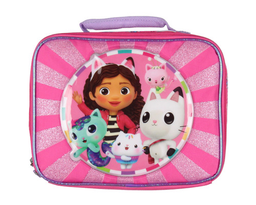 AI ACCESSORY INNOVATIONS Gabby's Dollhouse Kids Lunch Box Pandy Paws and Kitty Friends Insulated Lunch Bag