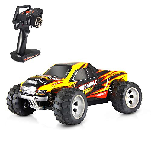 Geekper RC Trucks, Remote Control Car - 40KM/H Terrain RC Car - Electric Remote Control Off Road Monster Truck 1:18 Scale 2.4Ghz Radio 4WD Fast RC Vehicle (Yellow)