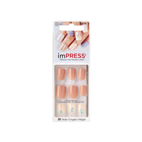KISS imPRESS"Delicate" Short Length Press-On Manicure Nails