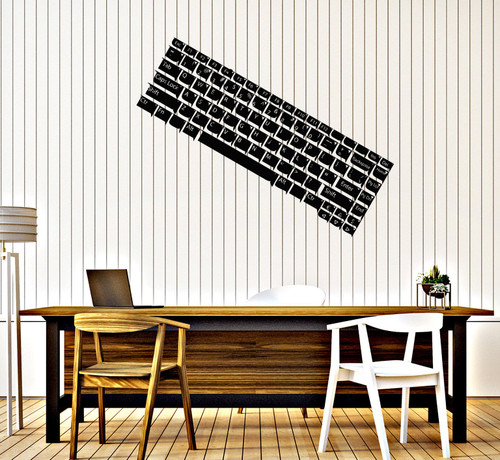 DesignToRefine Vinyl Wall Decal Computer Keyboard IT Gamer Teen Room Stickers Mural (483ig) Sky Blue DesignToRefine Vinyl Wall Decal Computer Keyboard IT Gamer Teen Room Stickers Mural (483ig) Sky Blue