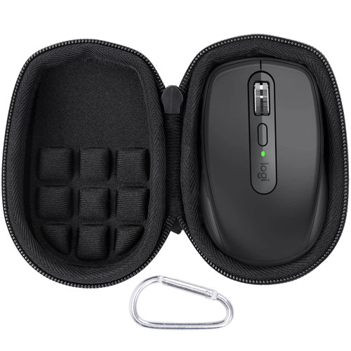 co2CREA Hard Case Replacement for Logitech MX Anywhere 3S Anywhere 3 Anywhere 2S Anywhere 2 Compact Performance Mouse (Graphite Case)