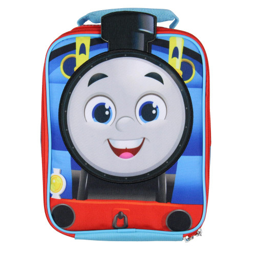 AI ACCESSORY INNOVATIONS Thomas The Train Kids Lunch Box 3D Engine Insulated Lunch Bag Tote For Hot And Cold Food, Drinks, And Snacks