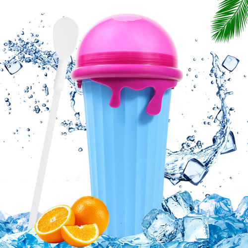 2023 New Slushie Maker Cup Squeeze Cup Slushie Maker Magic Slushy Maker for Everyone,DIY Homemade Squeeze Icy Cup Magic Quick Frozen Smoothies Cup (blue) 2023 New Slushie Maker Cup Squeeze Cup Slushie Maker Magic Slushy Maker for Everyone,DIY Homemade Squeeze Icy Cup Magic Quick Frozen Smoothies Cup (blue)