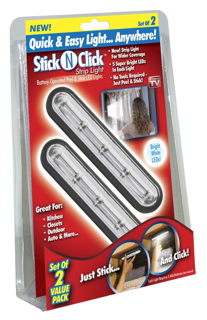 Stick N Click LED Strip Light Battery Operated