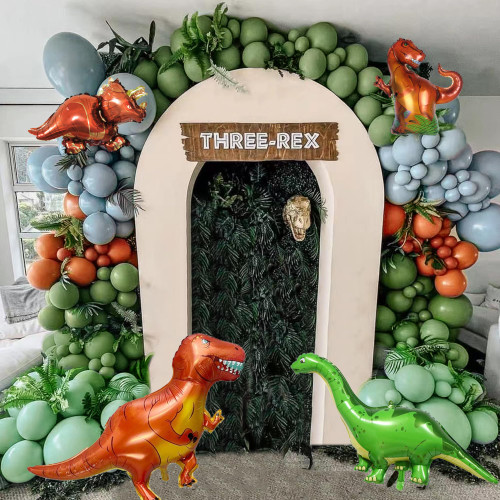Balloons Garland Arch Kit for Kids Wild Themed Dinosaur Themed Party Decorations Jungle Safari Baby Shower Birthday Party Supplies (T-Rex Dinosaur) Balloons Garland Arch Kit for Kids Wild Themed Dinosaur Themed Party Decorations Jungle Safari Baby Shower Birthday Party Supplies (T-Rex Dinosaur)